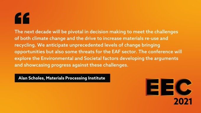 Materials Processing Institute to deliver multiple presentations at EEC 2021